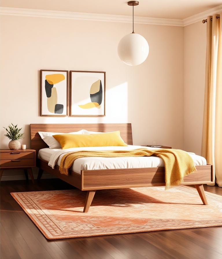 Mid-Century bedroom design